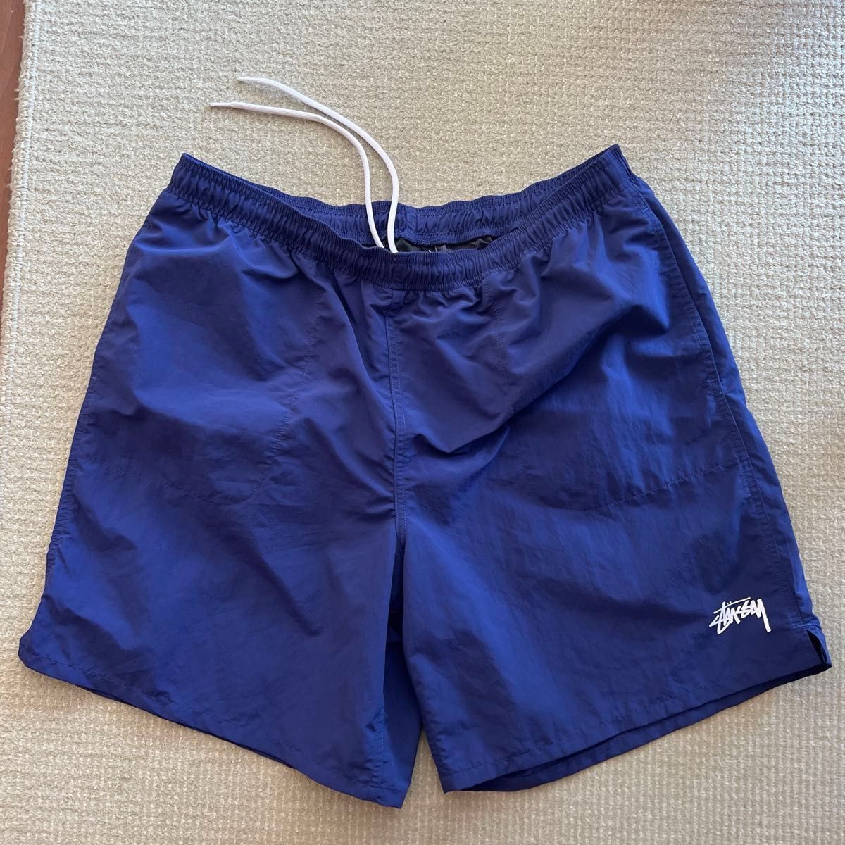 STUSSY 斯图西 尼龙短裤 海军蓝 L码