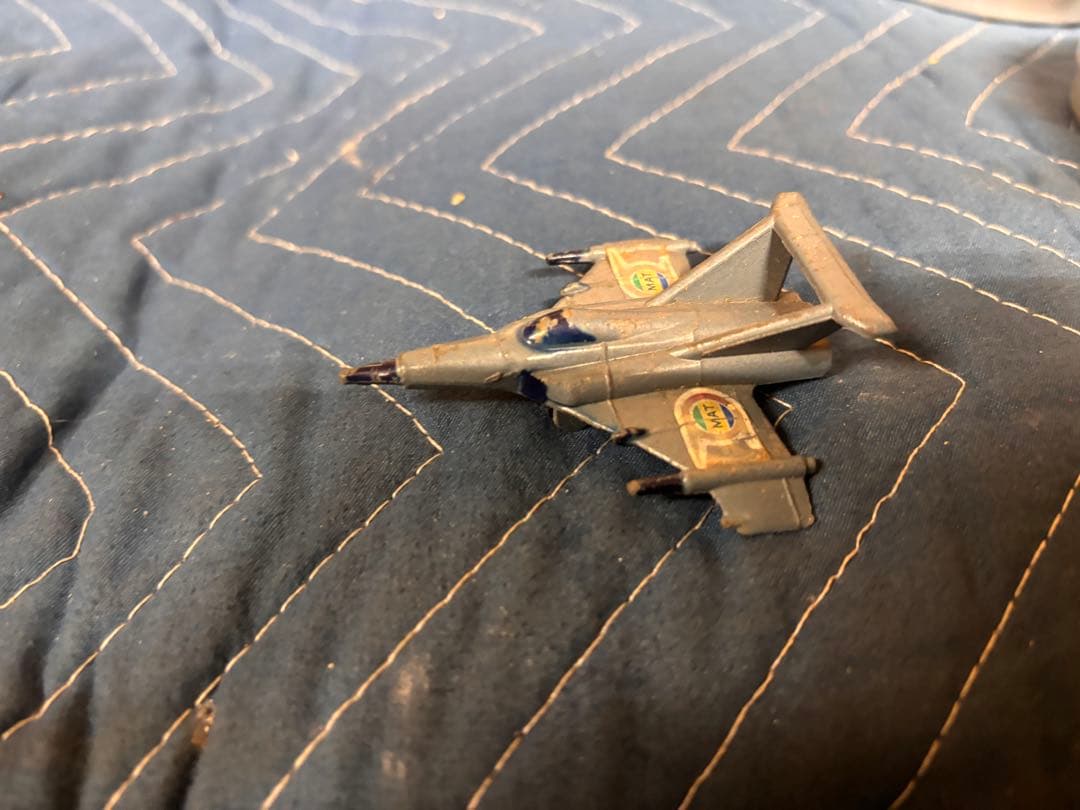 Retro Mini Car MAT Fighter Plane Figure!!