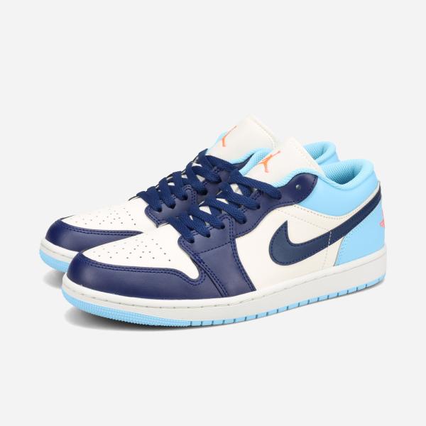 【12,000日元均一特卖】 耐克 AIR JORDAN 1 LOW 耐克 空气乔丹1低帮 男士 SAIL/BLUE CHILL/HOT LAVA/BLUE VOID 蓝色 553558-149 限时特卖