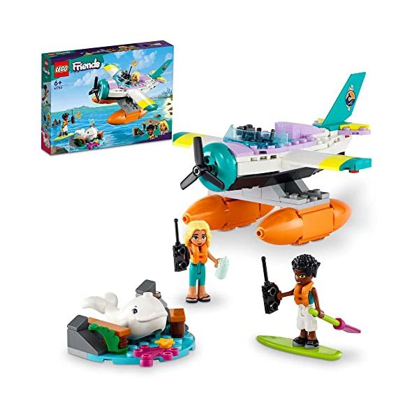乐高 (LEGO) 朋友海上救援飞机41752玩具块礼物飞机飞行女孩6岁 ~