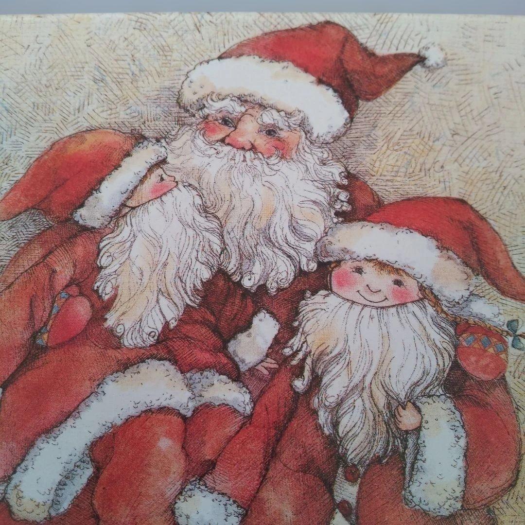 Lots of Santas: Christmas Cards, 7 Pieces, Lang Co., No. 40564