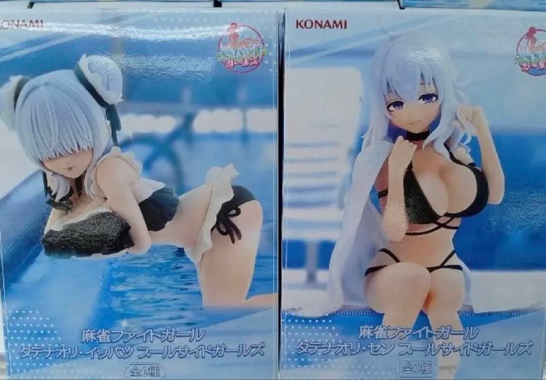 麻将格斗少女 手办 2种套装