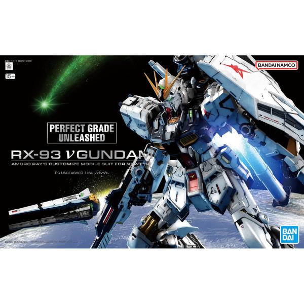 万代精神 PG UNLEASHED 1/60 机动战士高达 反击的夏亚 ν高达
