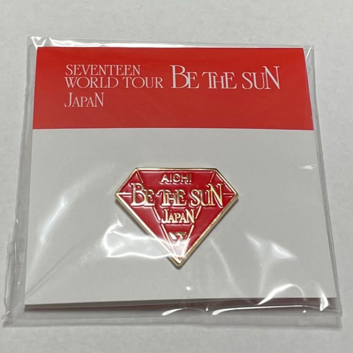 SEVENTEEN be the sun pin badge Nagoya Limited
