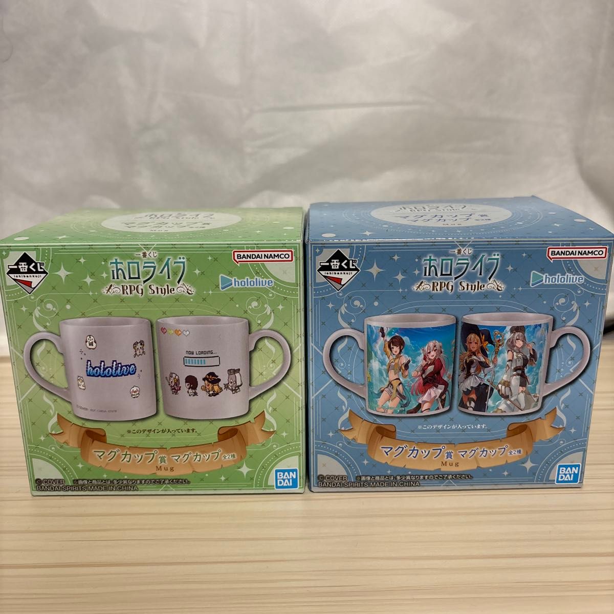 Ichiban Kuji Holo Live RPG Style Mug Award All two sets