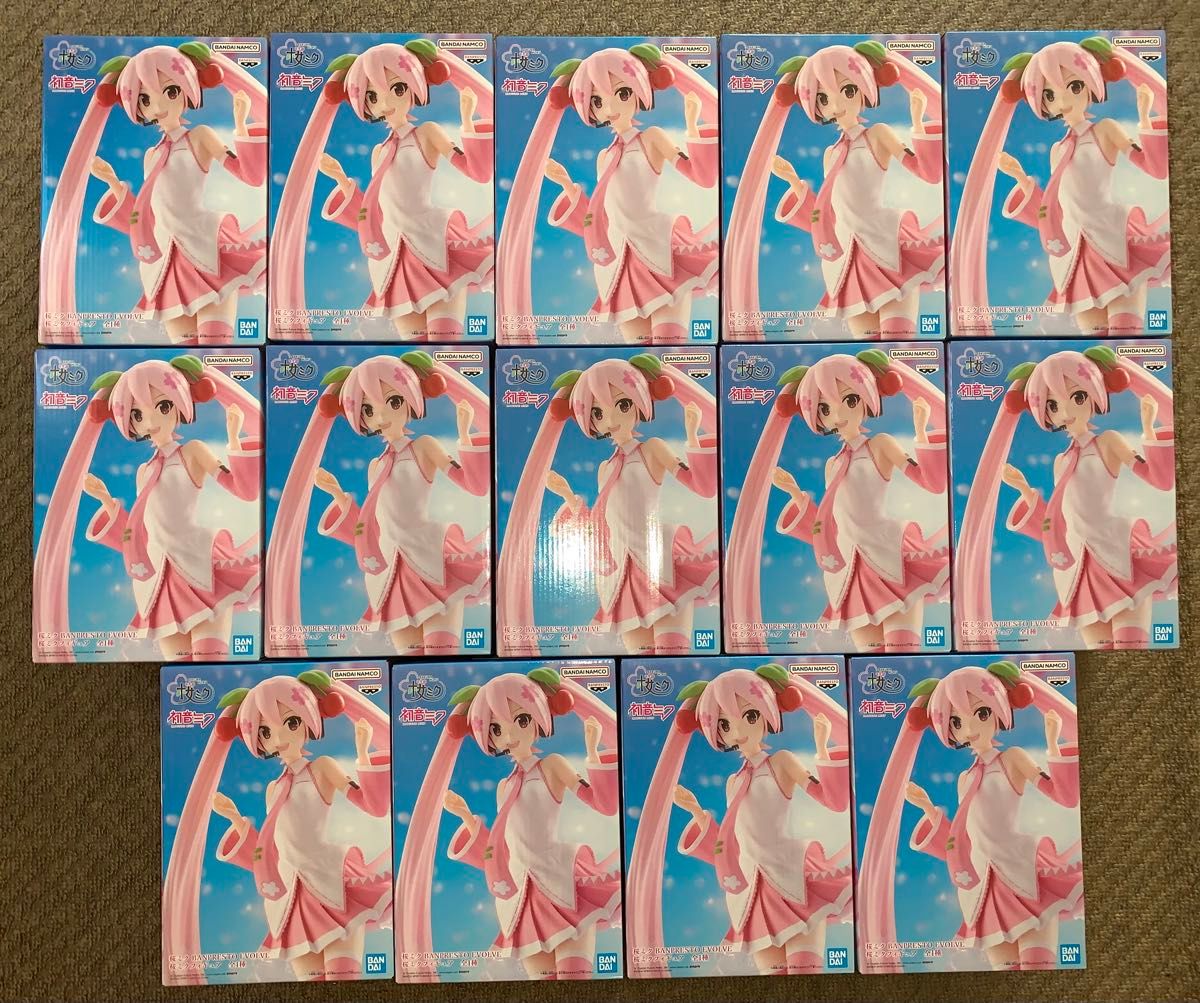 【14体套装】樱未来BANPRESTO EVOLVE樱未来初音未来