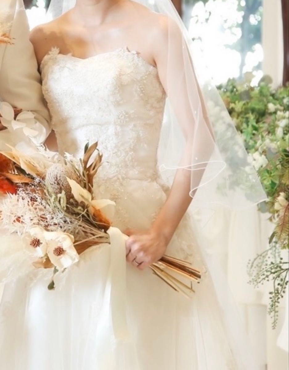 Vieux Paris婚纱，带面纱的巴黎