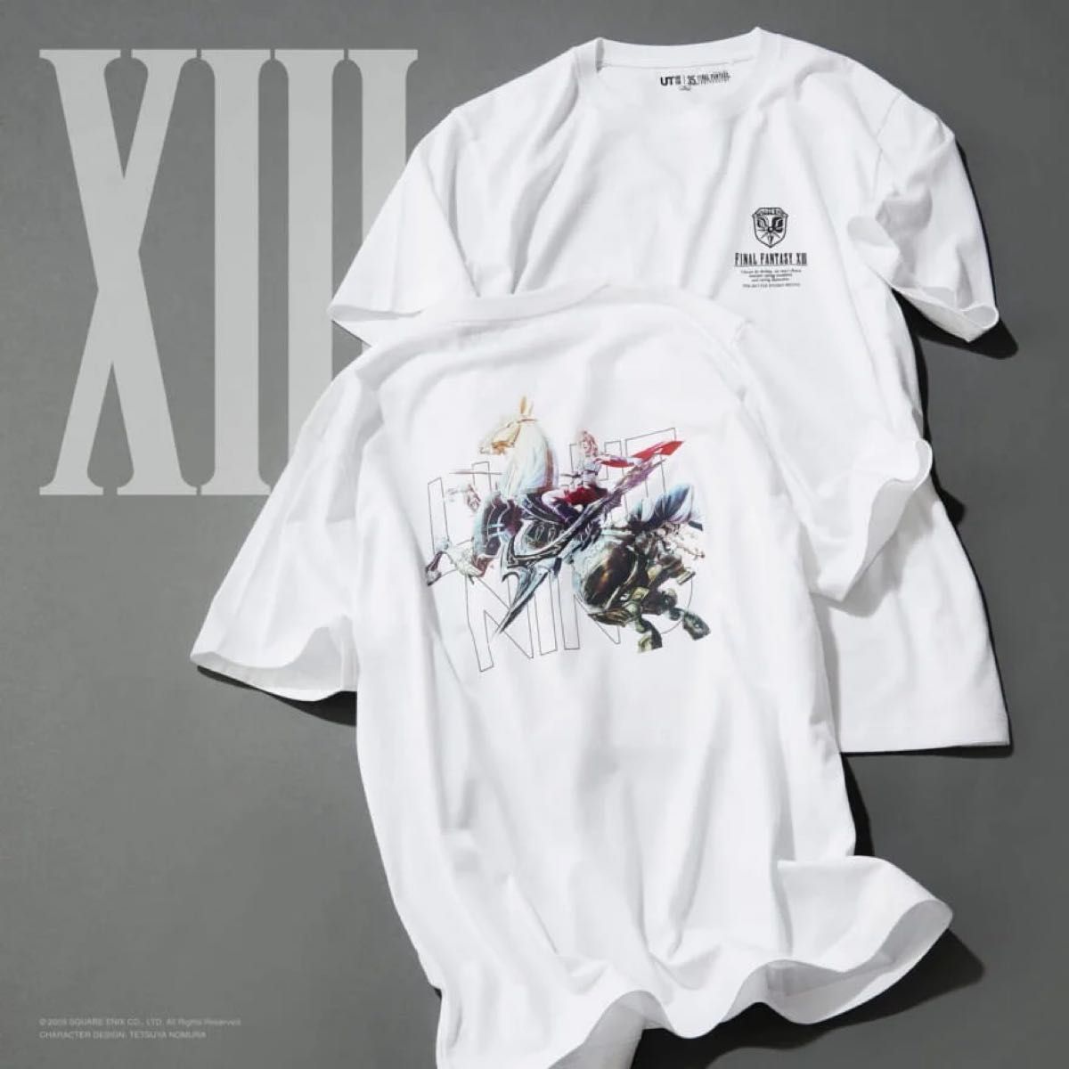【未开封新品】FINAL FANTASY × UNIQLO最终幻想 × 优衣库FF13 t恤衫M