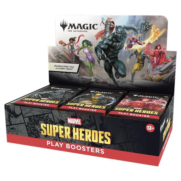 魔术: the gazaring MTG marbel超级英雄play booster英文版 (不附带promo)[1盒]