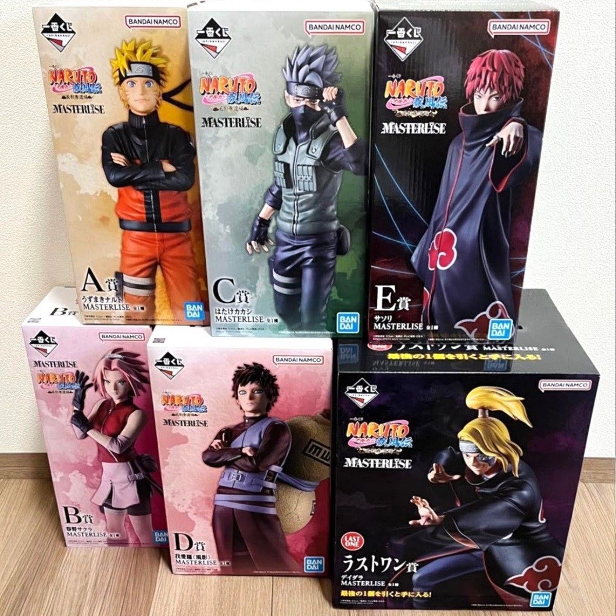 【全新未拆封】一番抽奖 NARUTO 疾风传 风影夺还篇最后奖品 A奖 B奖 C奖 D奖 E奖 手办 全套 6件