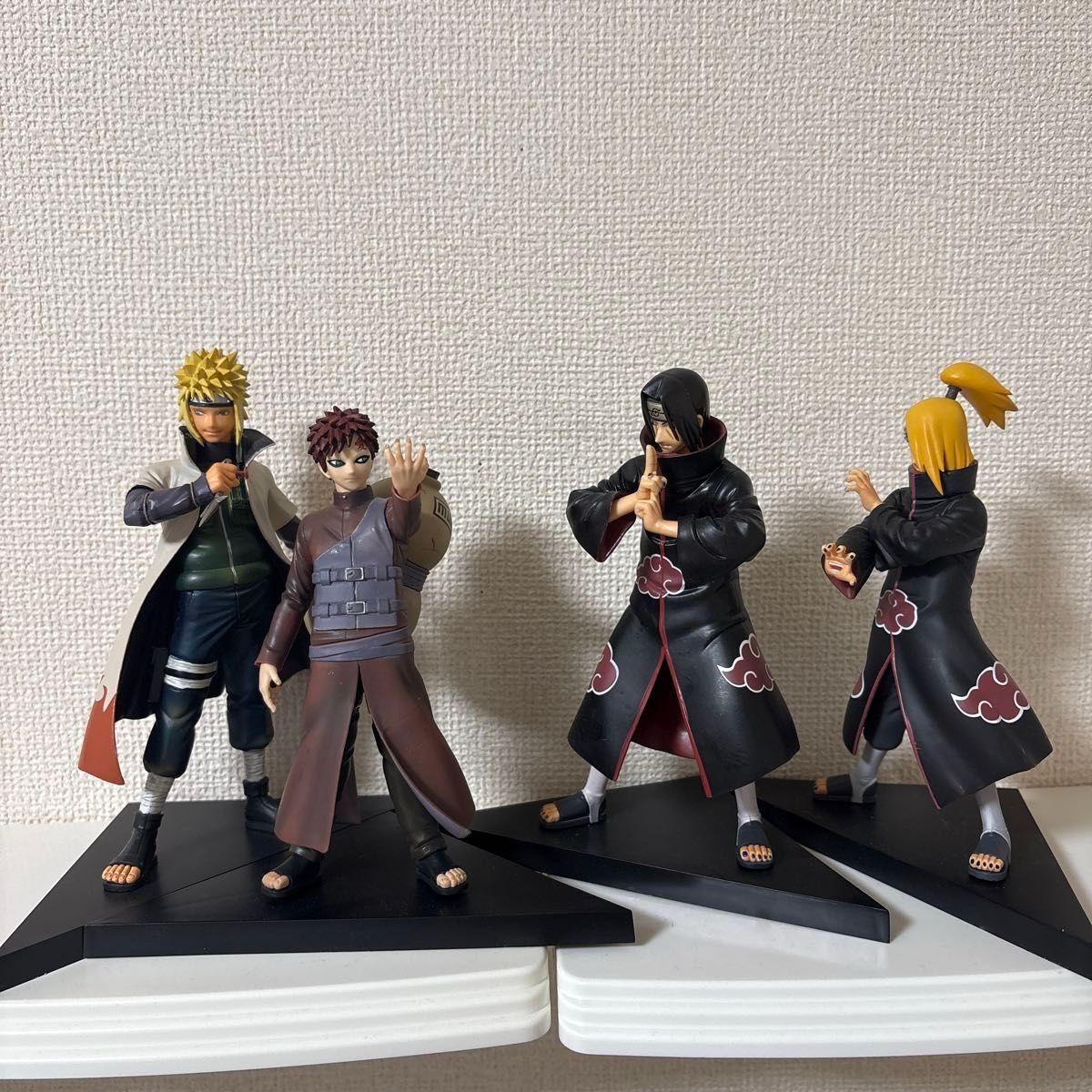 NARUTO 手办 6体套装 波风水门 我爱罗 宇智波鼬 迪达拉 鸣人 佐助