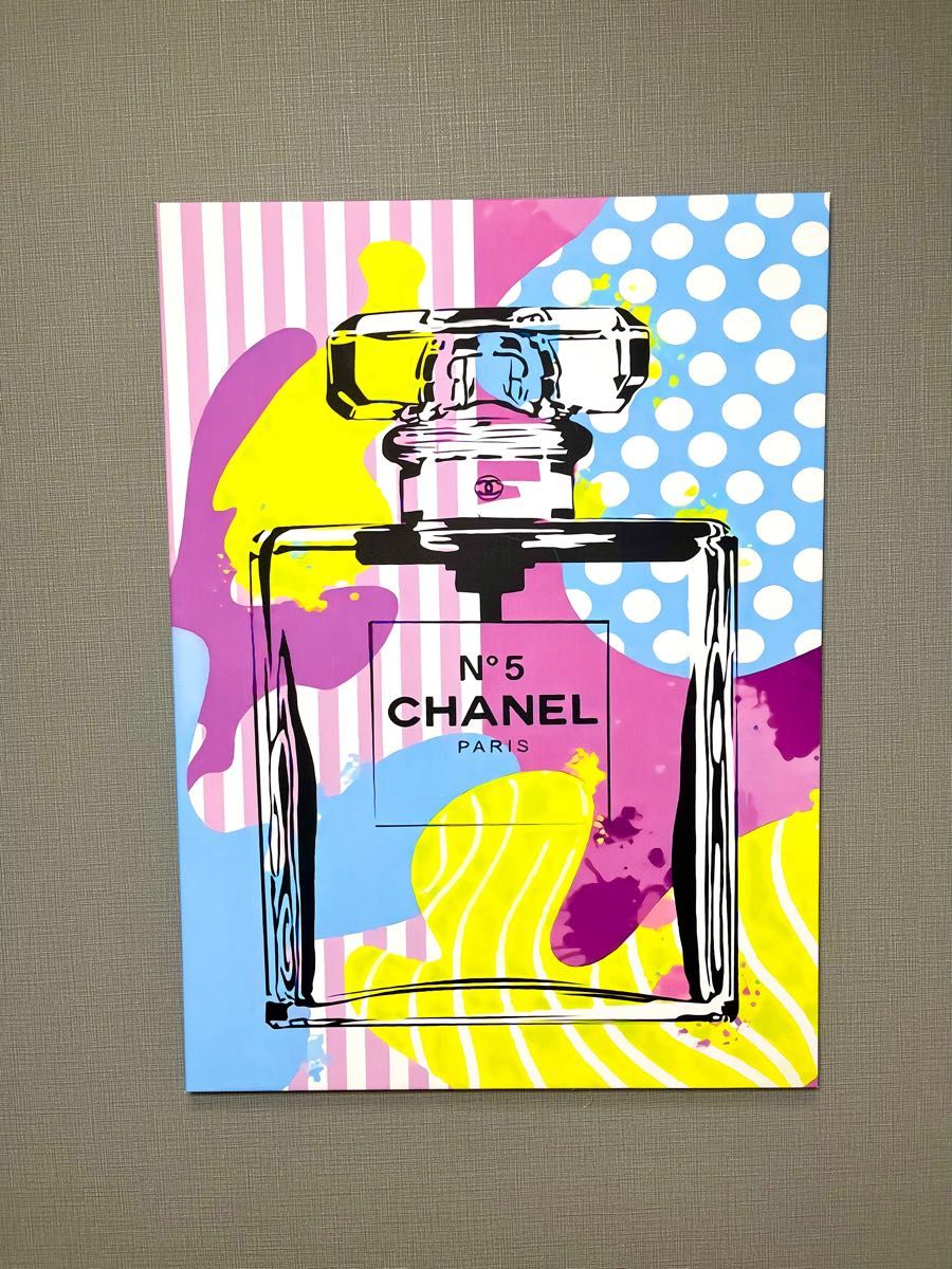 No.20☆完成品☆キャンバスアート ブランドアートポスター アートパネル シャネル 香水 chance Francfranc