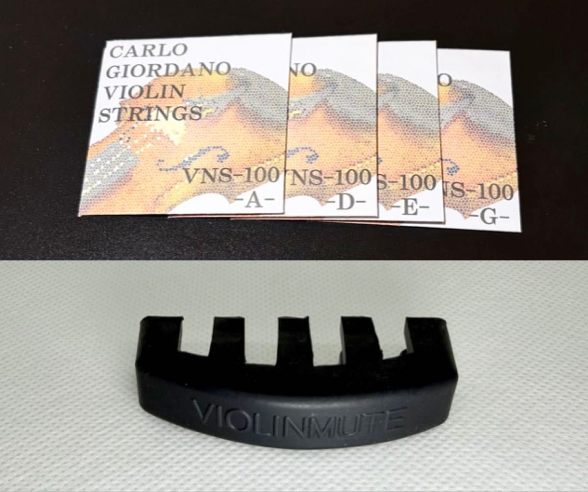 CARLO GIORDANO VNS-100 小提琴弦套装 + 消音器
