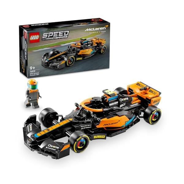 乐高乐高速度冠军2023迈凯轮公式1赛车玩具乐高积木9岁76919 F1