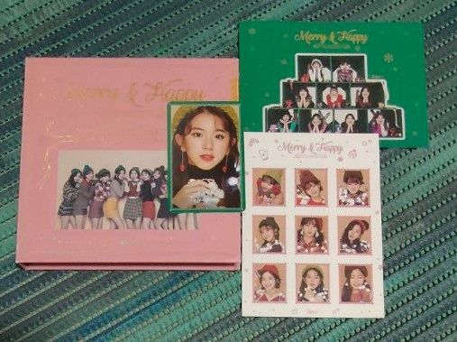 TWICE 《Merry & Happy》附赠卡片!专辑CD