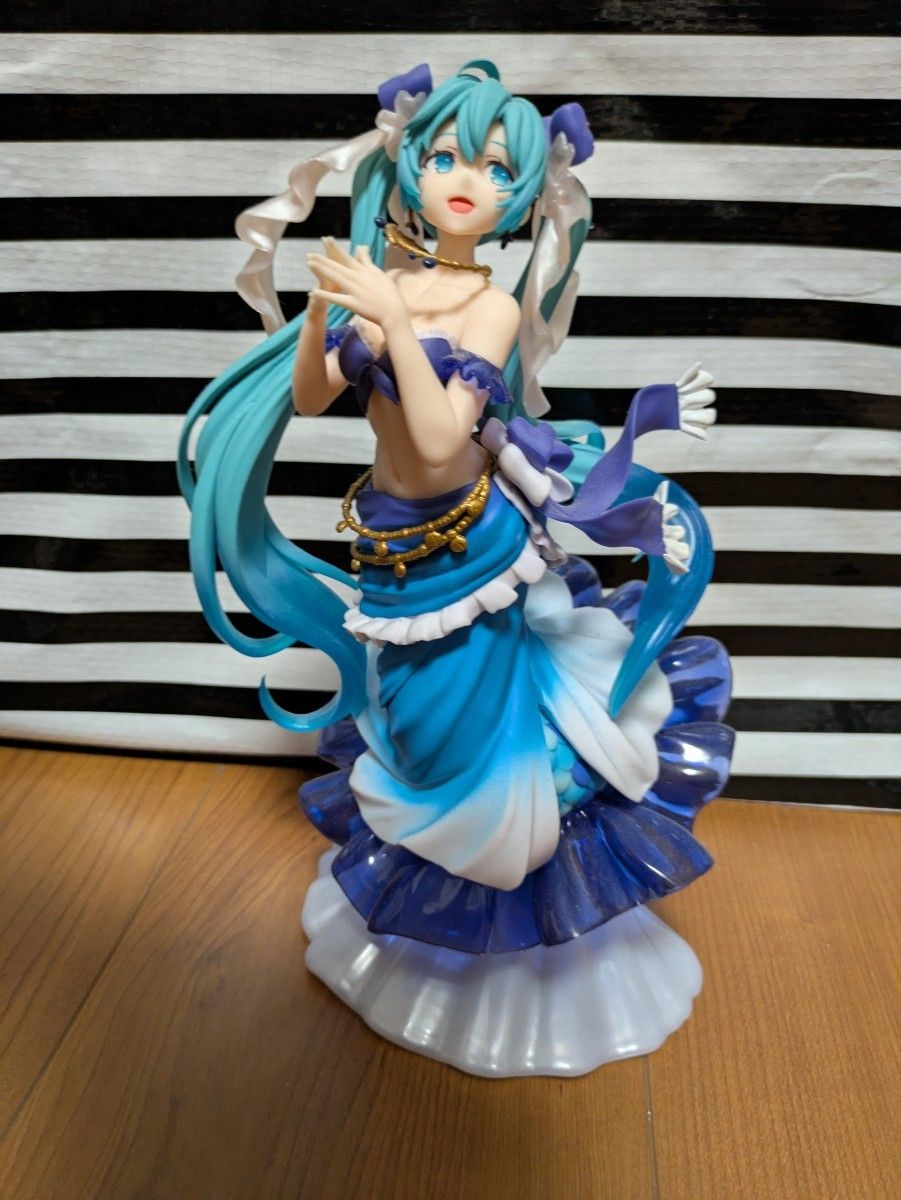 初音未来 Princess AMP 手办 人鱼版 泰托 开箱品 无原盒