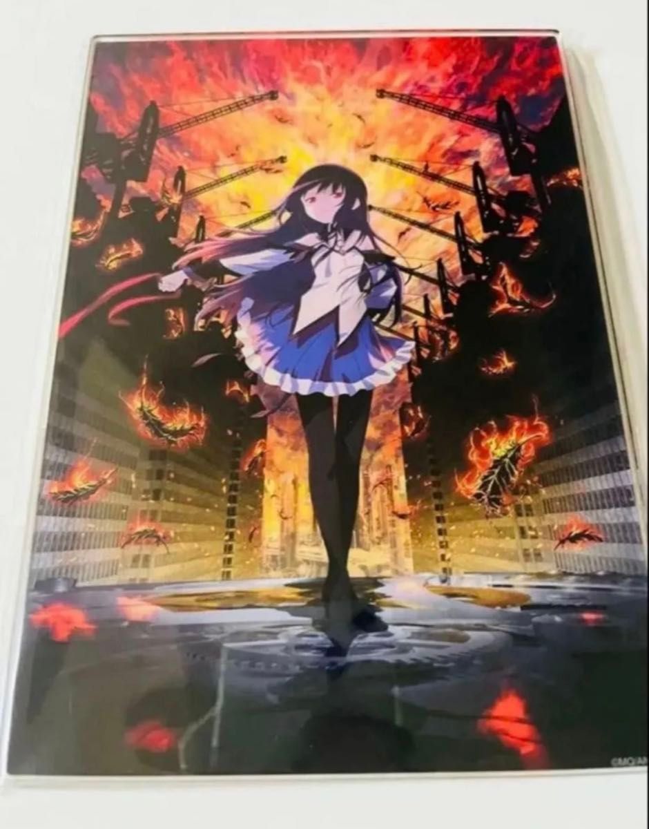 Theater Madoka Magica Walpurgis no Kaiten Acrylic Plate Key Visual Vol. 1 Homura