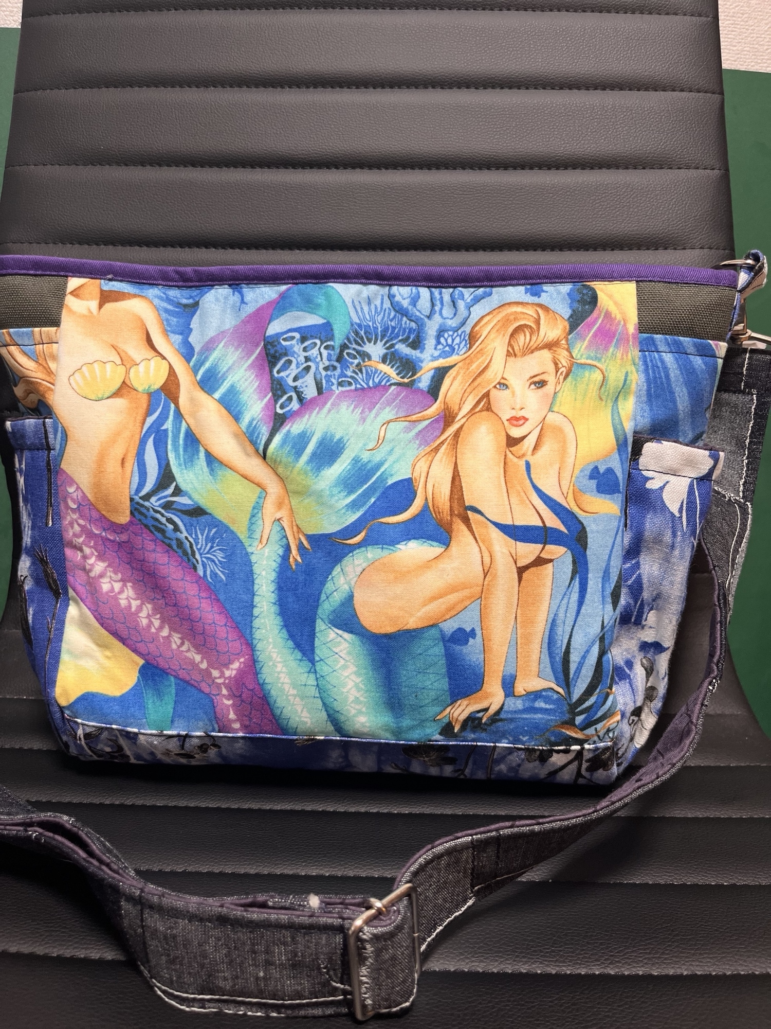 免运费·试制品·美人鱼图案单肩包