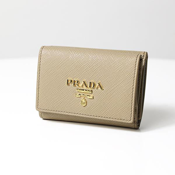 PRADA普拉达三折钱包Saffiano Leather Multi Color Wallet 1MH042 ZLP女士萨菲亚诺激光迷你钱包有零钱盒