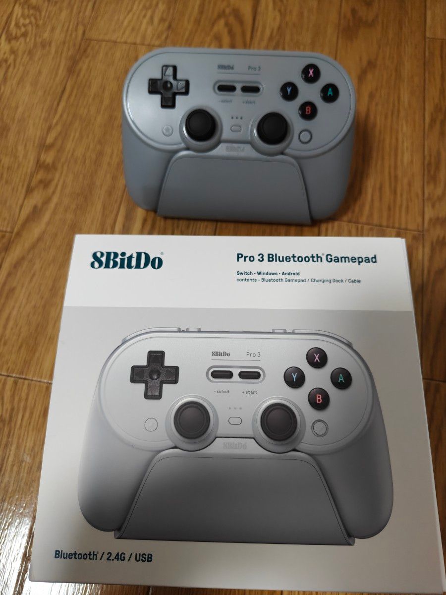 8BitDo Pro 3 Bluetooth Game Controller Gray