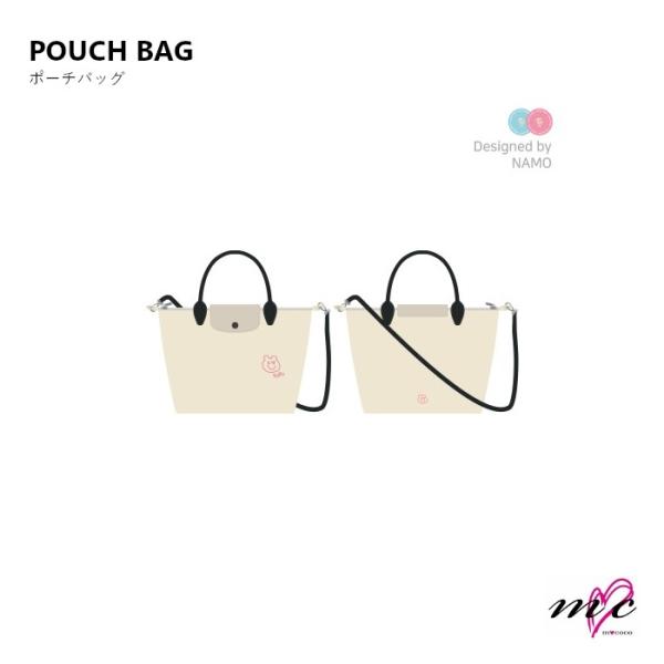 TWICE官方周边 POUCH BAG ☆由NAMO设计☆ 口袋包 娜琏 莫莫 TWICELIGHTS WORLD TOUR 2019 TWICE 演唱会周边 巡演周边 | K-POP 韩国