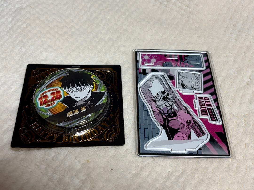 Kaiju No. 8 Birthday Can Badge & Birthday Famous Scene Diorama Figure 2023 Haruomi Numa