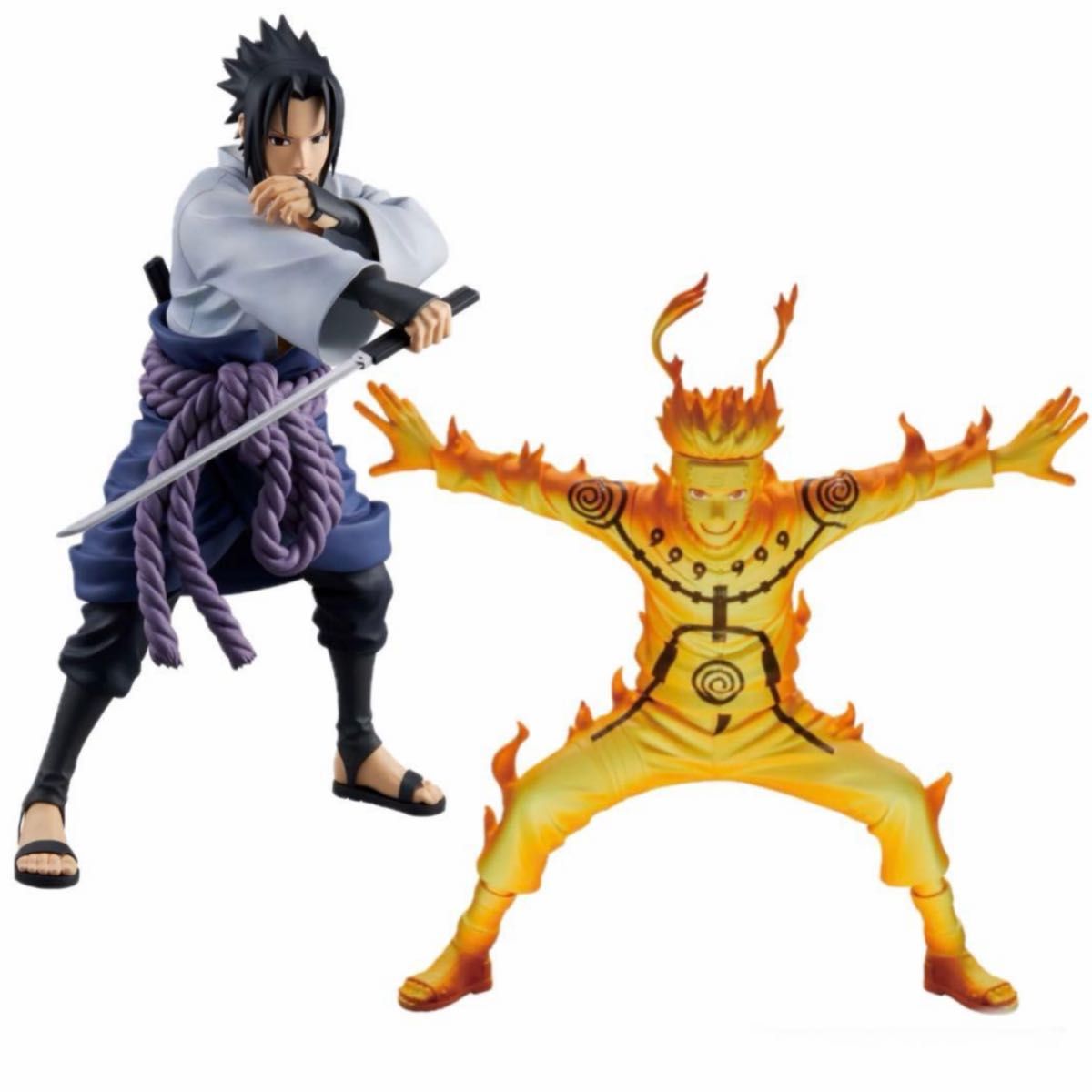 NARUTO Grandista 漩涡鸣人 宇智波佐助 手办 2件套装