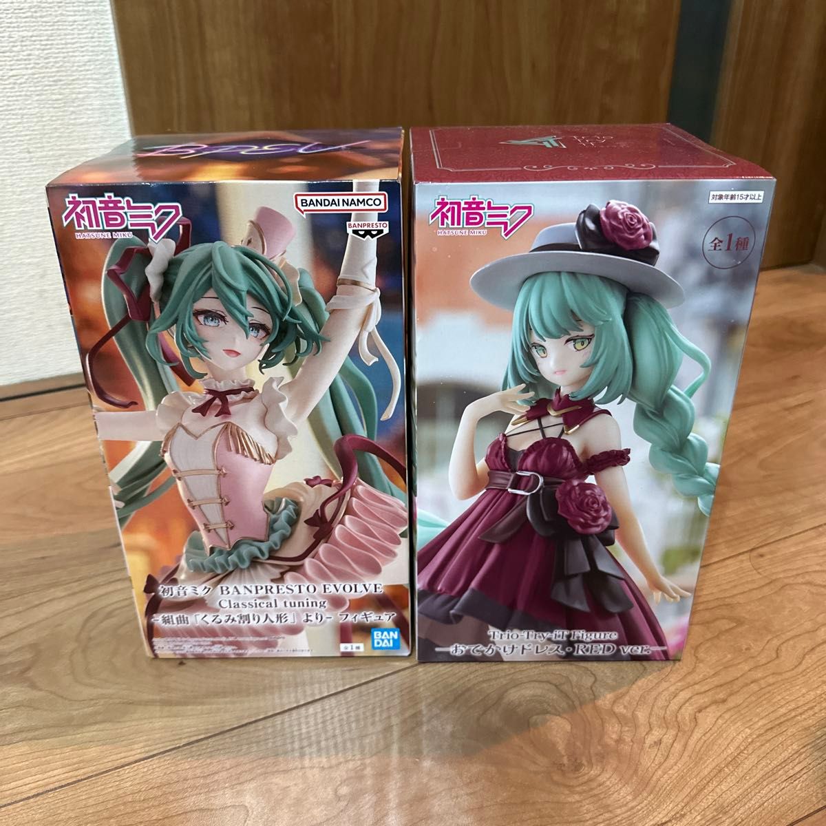 初音未来手办2种套装 BANPRESTO EVOLVE & Trio-Try-iT