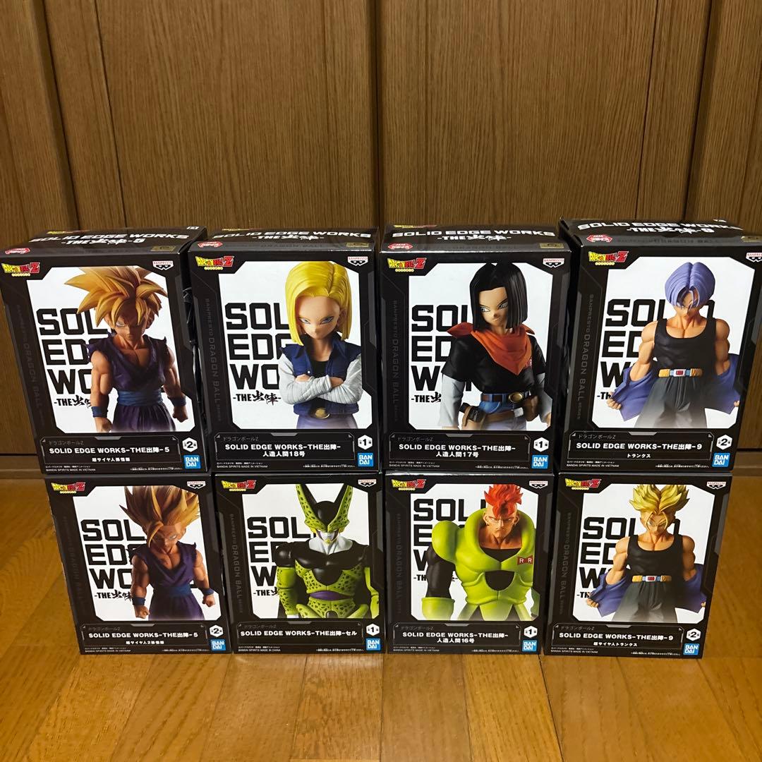 龙珠 SOLID EDGE WORKS 手办 8款套装 全新未拆封