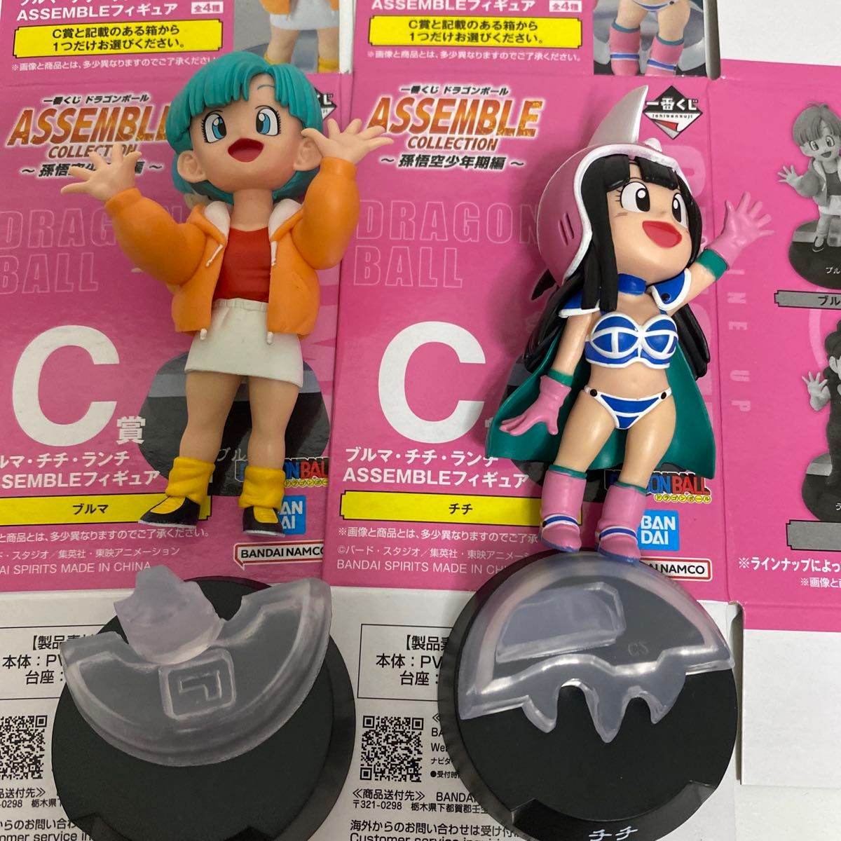 一番抽奖 龙珠 ASSEMBLE COLLECTION C奖 布尔玛 琪琪 2体套装