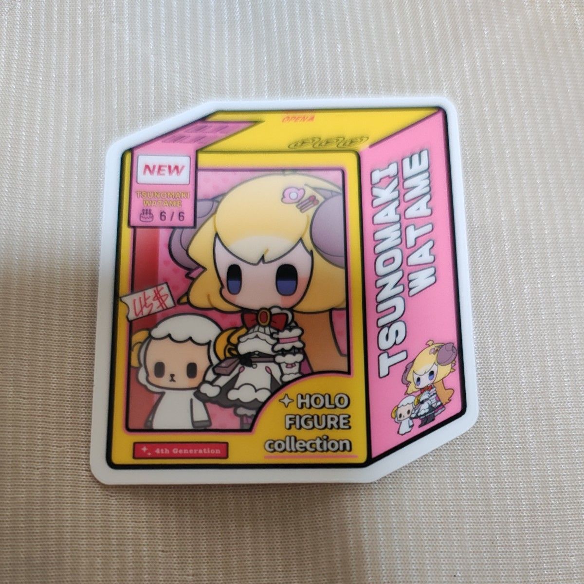 Kakumaki Watame High-Weather Resistance Sticker HoloCure 11th