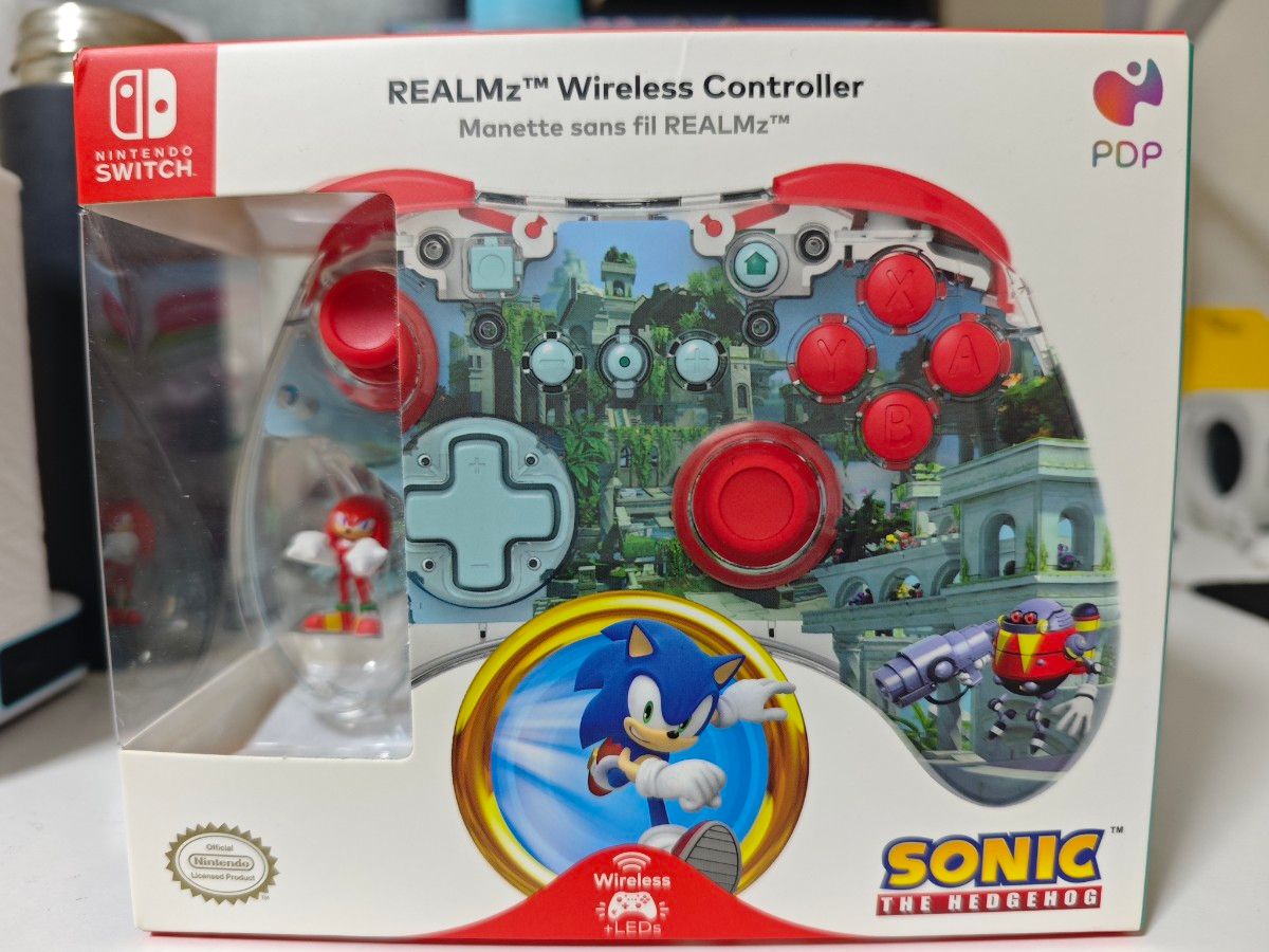 PDP REALMz Wireless Controller Sonic the Hedgehog for Nintendo Switch