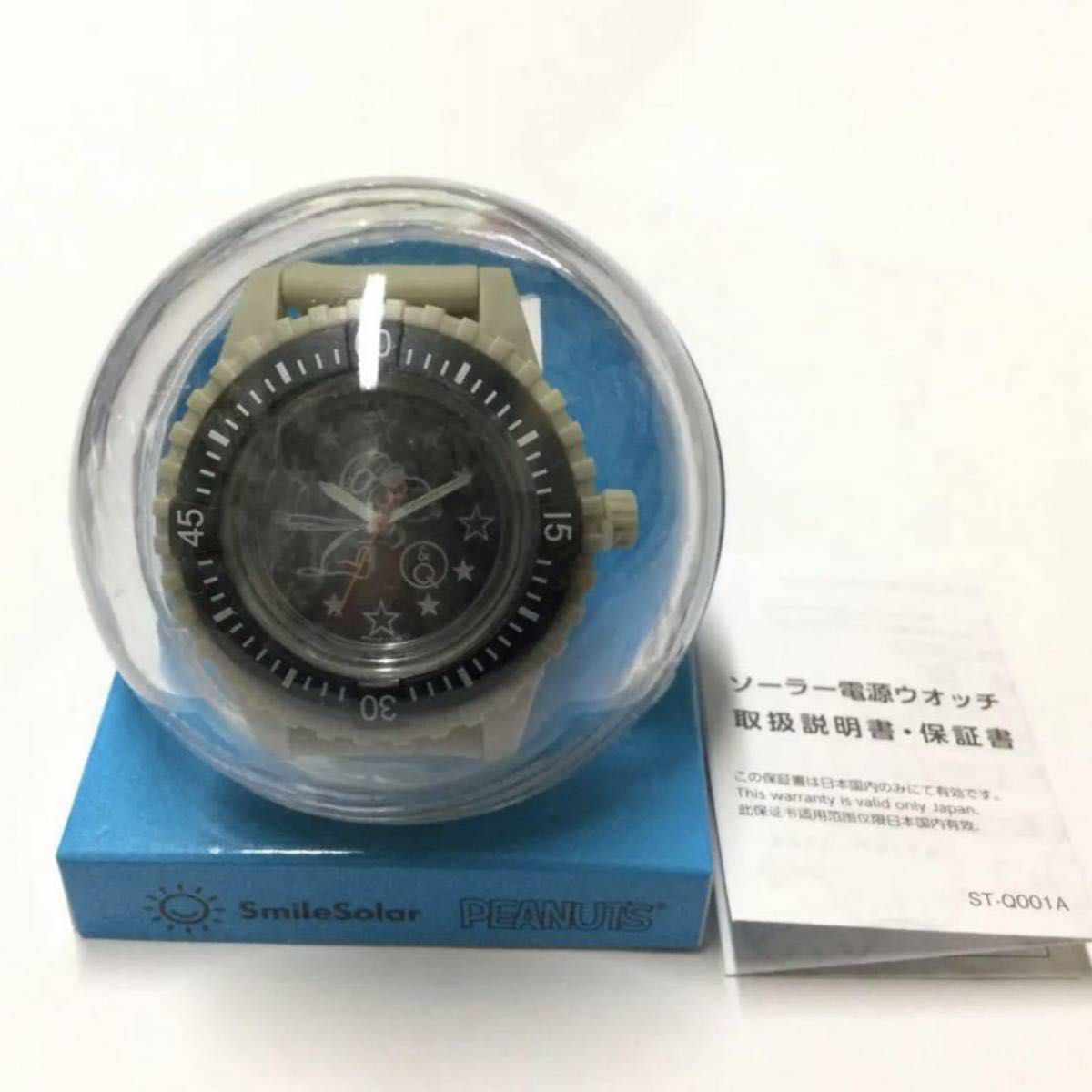 【New, Unused】Citizen CITIZEN Q&Q Peanut Snoopy Solar-Powered Watch, Character Watch, Flying Ace