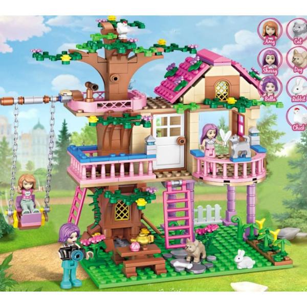 乐高朋友作战房屋友好房屋互换品