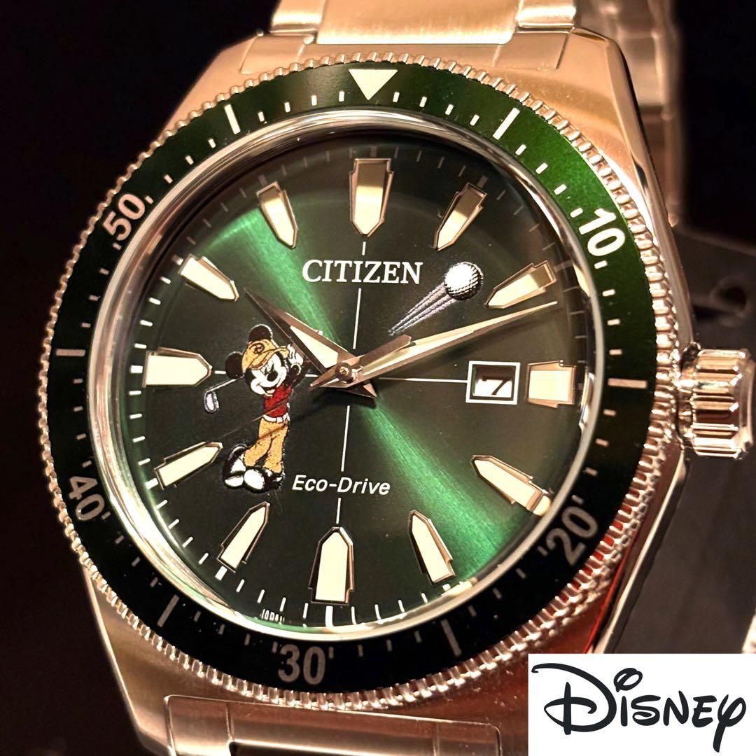 【迪士尼】高尔夫/米老鼠/CITIZEN/西铁城/男士腕表/送礼佳品/Disney/男款/米奇