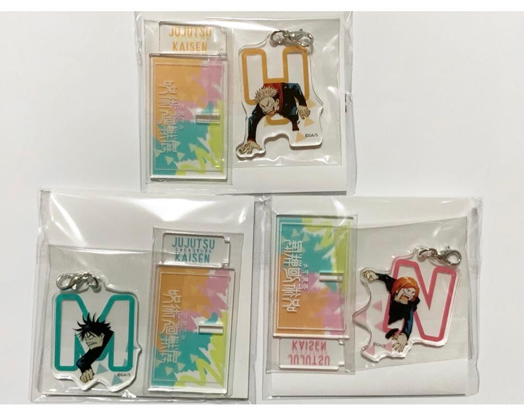 Jujutsu Kaisen Exhibition Yuratto Figure Collection Acrylic Keyholder Set