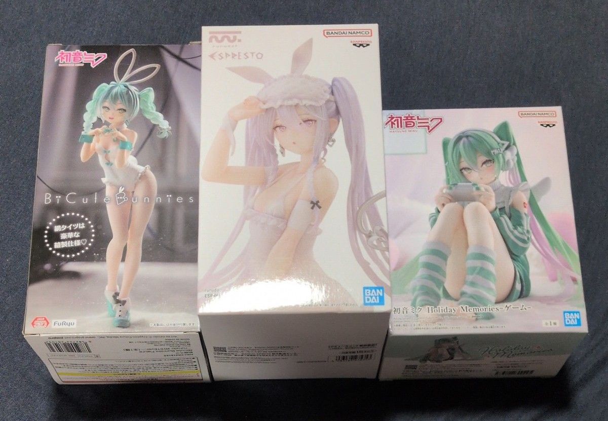 初音未来3种组合BiCute Bunnies rurudo ESPRESTO Holiday Memories