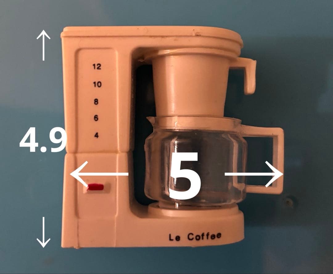 Miniature Coffee Maker Figure