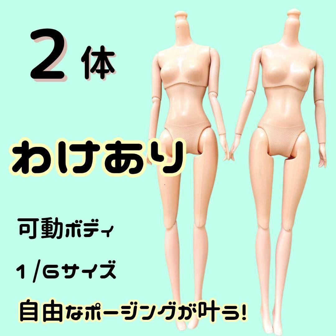 [2-Piece Set] 1/6 Articulated Body Ball Jointed Doll BJD Obitsu Pure Nemo