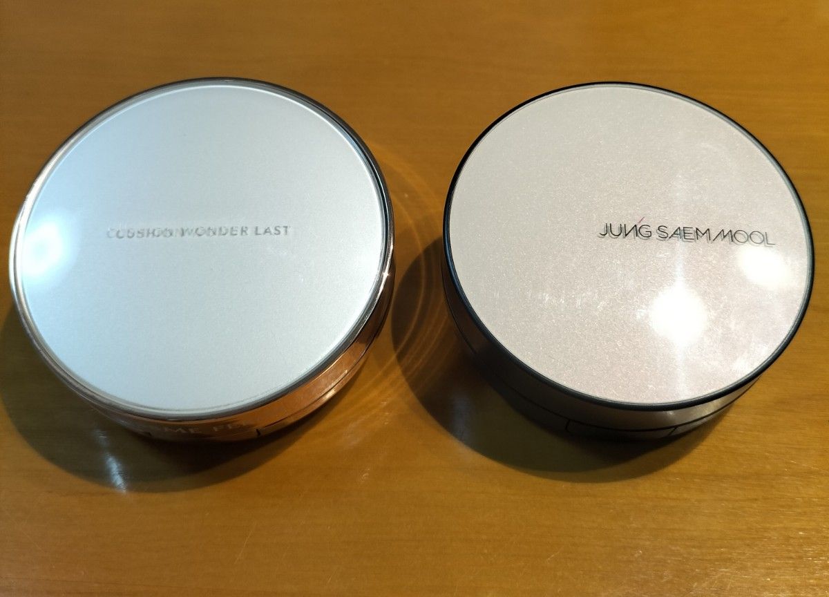 JUNG SAEM MOOL ジョンセンムル クッションファンデーションケース、キスミーフェルムクッションファンデーションケース