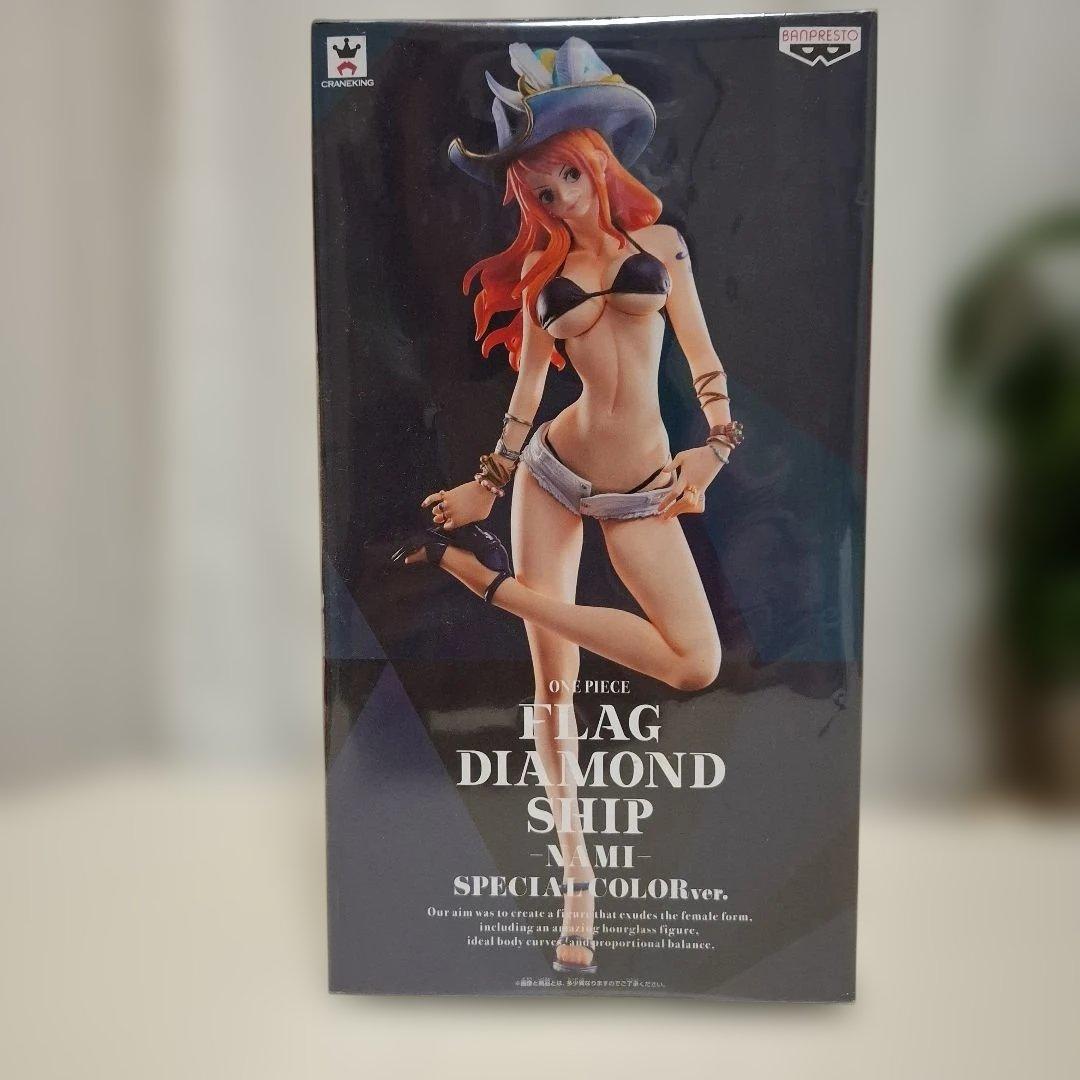 One Piece Flag Diamond Ship Nami Figure