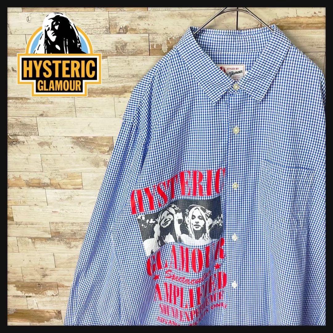 4235 U【品相极佳】Hysteric Glamour☆HisGirl SoundGirl 长袖衬衫