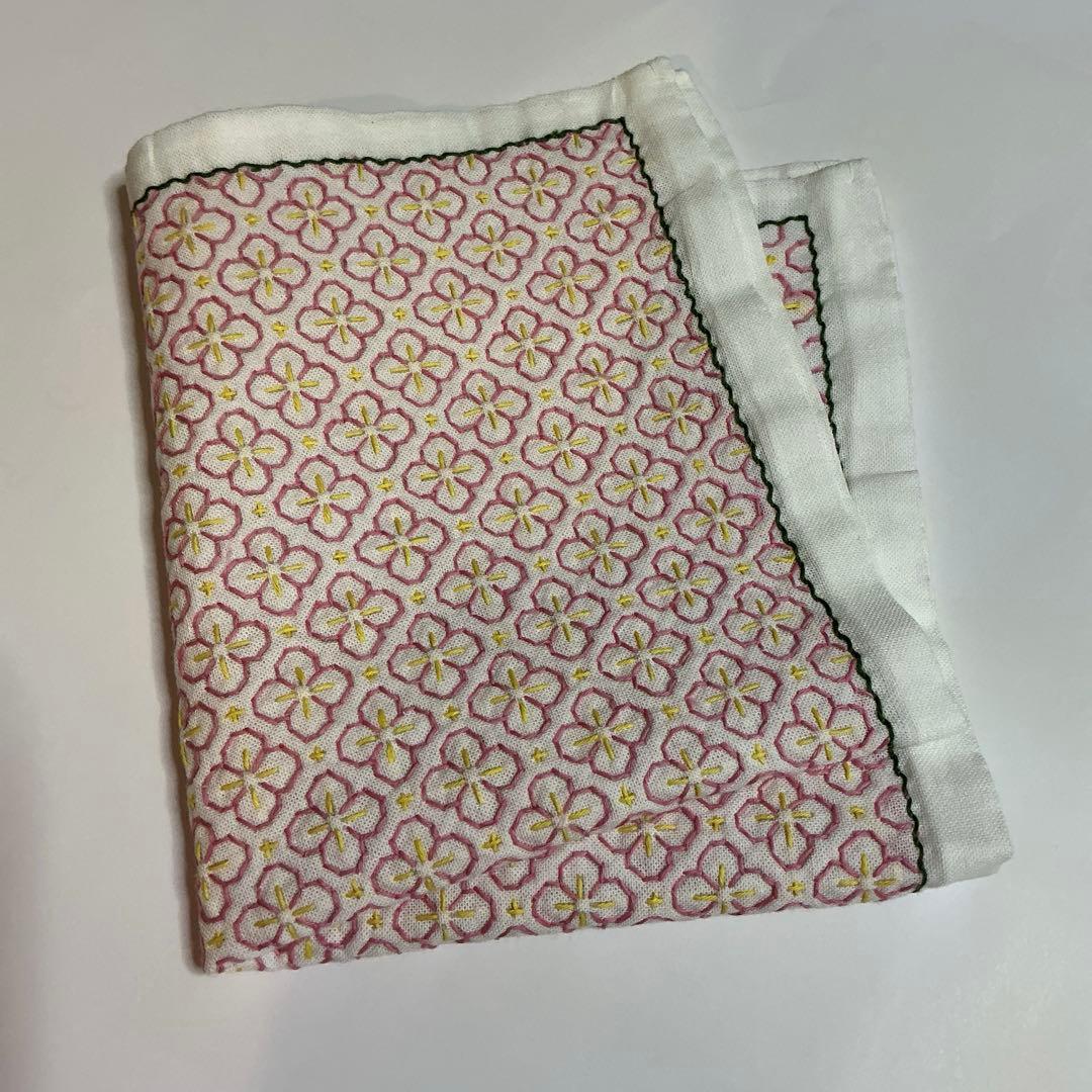 Sashiko Dishcloth, Sakura (Pink)