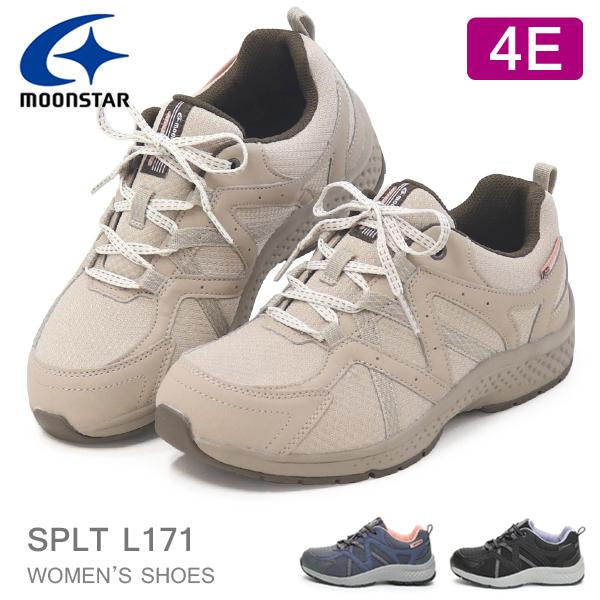 月星 防水 运动鞋 女款 徒步鞋 宽版 鞋 舒适 SPLT L171