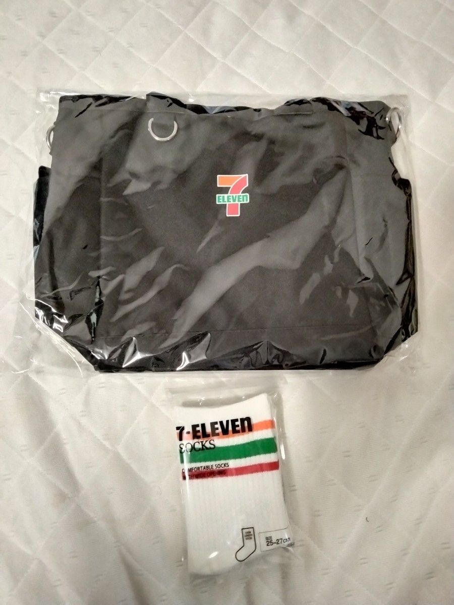 Seven-Eleven× NO COFFEE 购物车包&袜子套装