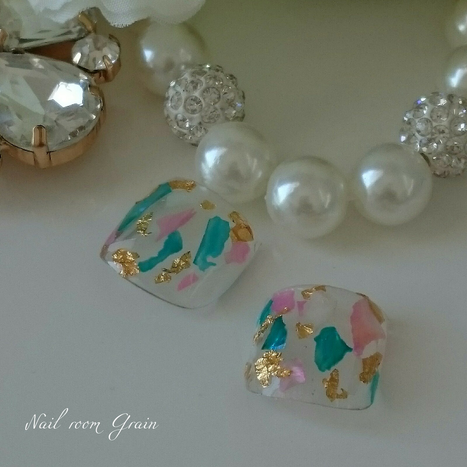 Foot Nail Tips ★ Shell Mix