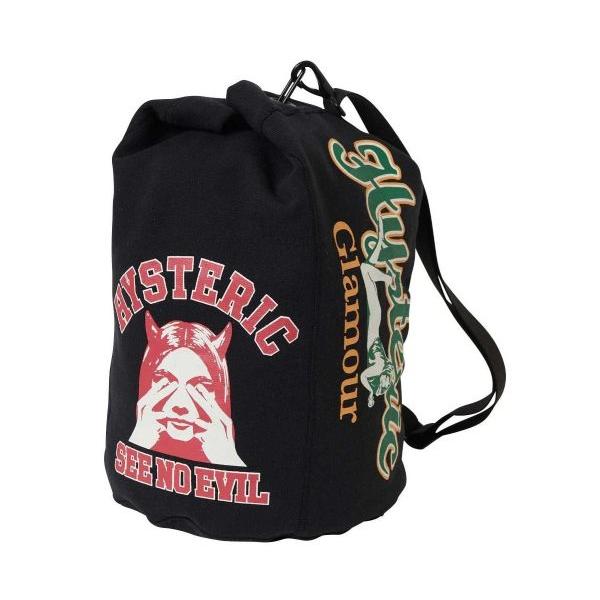 HYSTERIC GLAMOUR ヒステリックグラマー COLLEEGE COLLAGE スウェットショルダーバッグ 01253QB109