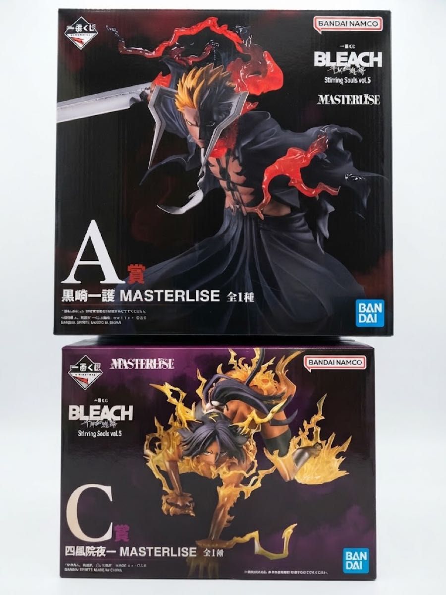 一番くじ BLEACH 千年血戦篇 Stirring Souls vol.5 A賞 黒崎一護 C賞 四楓院夜一 2種セット
