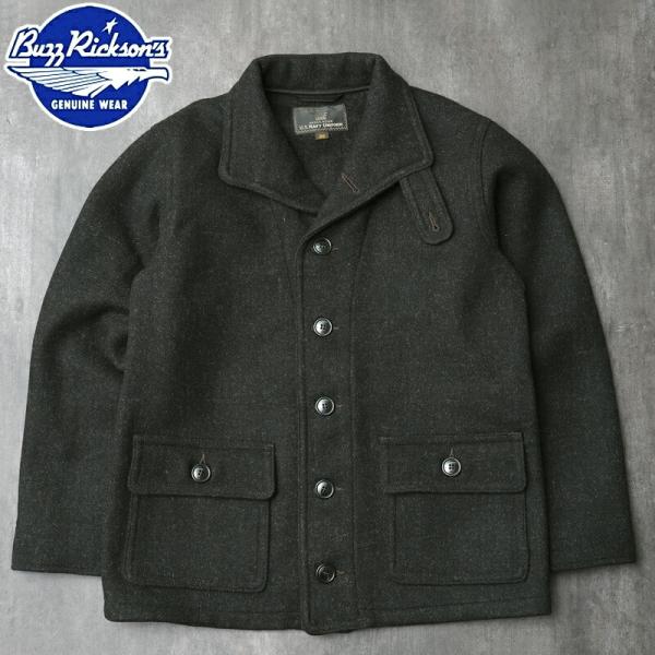 BUZZ RICKSON'S 巴兹里克森 #BR15764 潜水员外套《U.S.NAVY UNIFORM》潜水夹克 男士 女士 外套 美国 美国海军 羊毛外套