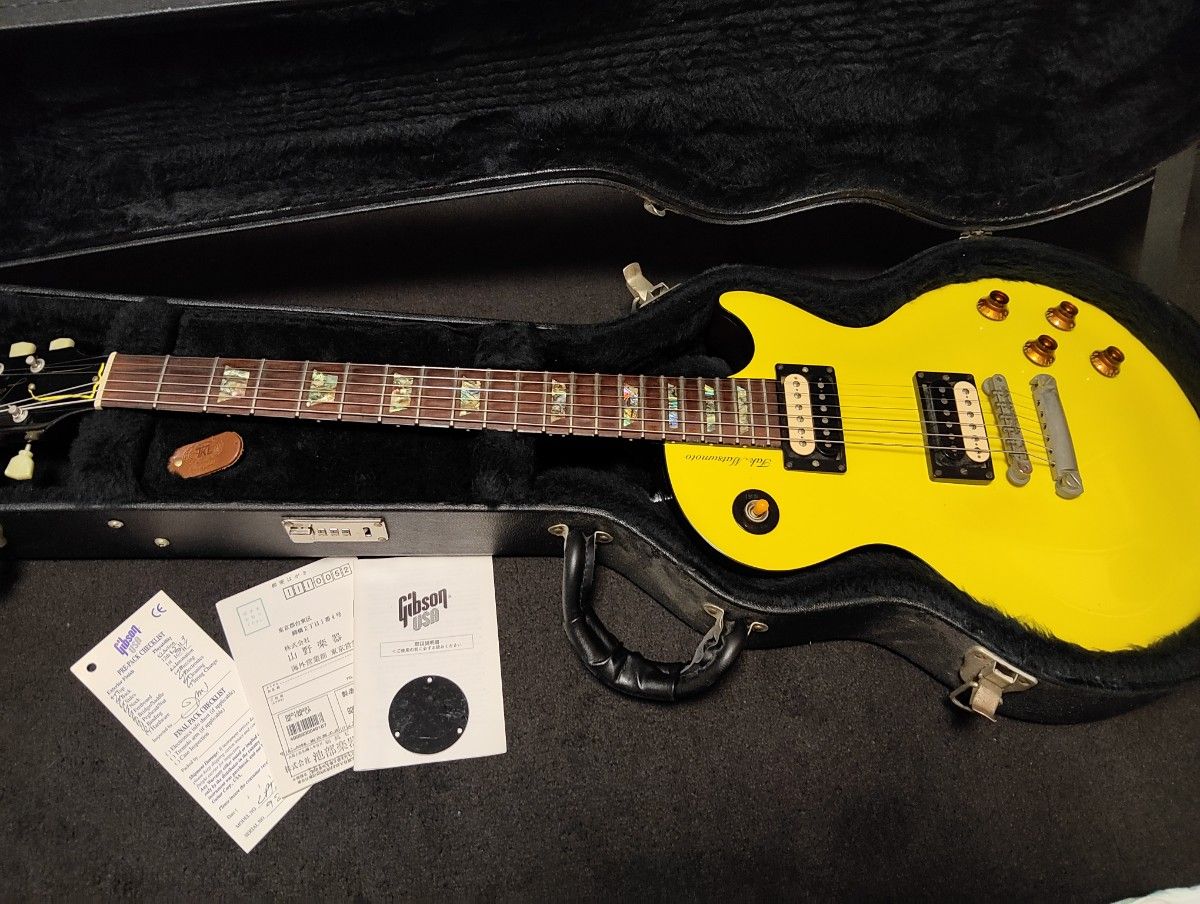 Gibson TAK Matsumoto CY 99年制canary黄色